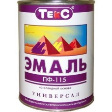 ТЕКС Эмаль ПФ-115 Универсал бирюзовая глянцевая (0,9кг)